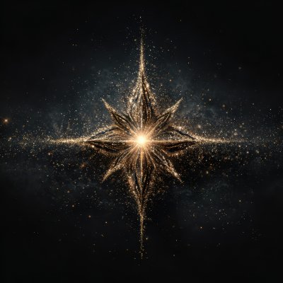 Golden Star With Galaxy Design On Black Background. C438570e 1d38 42a5 9249 Ea9fd962f267 1 Gigapixel Standard 6x