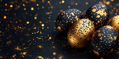 Happy Easter Luxury Background With Golden And Bl 2da13f75 96ea 4145 8d6c F9bddee7e39e 2 Gigapixel Standard 6x