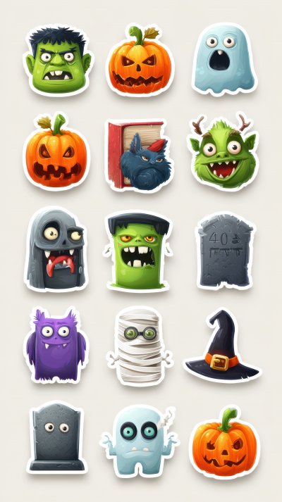 Happy Halloween Holiday Stickers Pack Many Creep 7a88541a 2ef3 49f1 B113 89966b06ee6e 0 Gigapixel Standard 6x