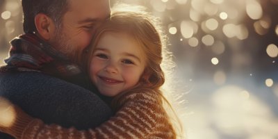 Happy Family Daughter Hugging Dad And Laughs On H 59258d46 40eb 49da 9b68 1c25aa792a36 3 Gigapixel Standard 6x