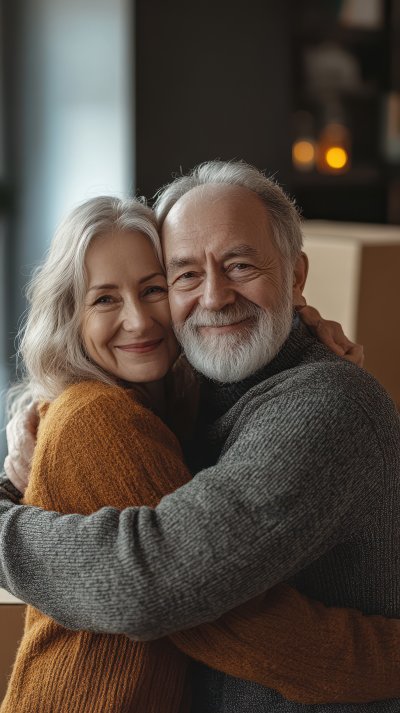 Happy Senior Couple Embracing In New Home Wi 2ad0e30d 8dd0 4b5c Bdcd 478c1193b1b4 1 Gigapixel Standard 6x