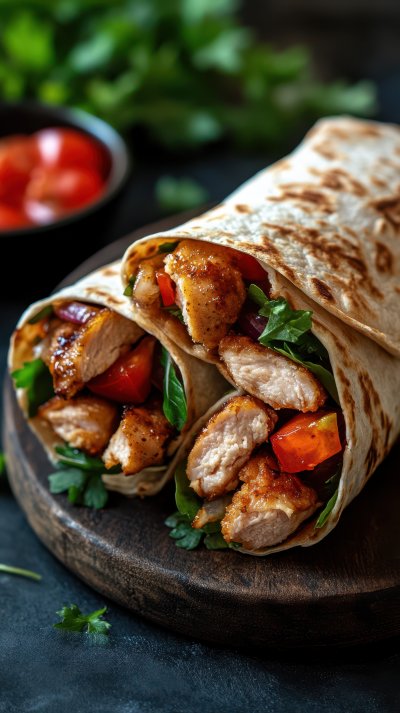 Healthy Homemade Fried Chicken Wrap. Chicken Wrap 5792fa33 13f8 48c1 A83f 46d7fcafcb8d 3 Gigapixel Standard 6x