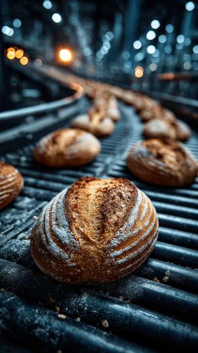 High Angle Shot Showing The Conveyor Belt System In A A8277a27 1b80 4f45 8cfa 50359f94fc0d 2 Gigapixel Standard 6x