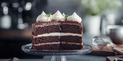 Homemade Chocolate Cake And Cream With Whisk. Cak B22ee977 1555 42c7 9884 29fcfaa54fa8 0 Gigapixel Standard 6x