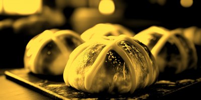 Hot Buns Drizzled With Sweet Icing. Easter Cross. 341217f6 78b4 4079 9ae5 B3b4a74223d4 0 Gigapixel Standard 6x Gold