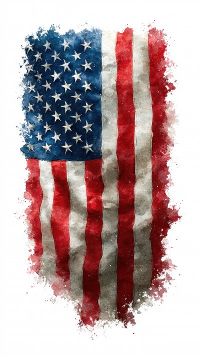 Illustration Of Watercolor Usa Flag With Grungy E 102ffd17 D588 407e Bfd9 C46ec17cc406 2 Gigapixel Standard 6x