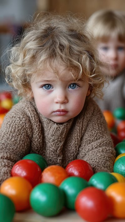 Kids Playing At Day Care. Cute Toddler. Ultra Realisti 24235c19 E510 4c72 9a86 1e59539d5c69 3 Gigapixel Standard 6x