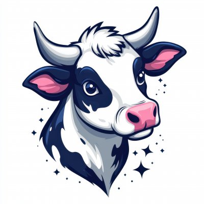 Logo Design Element Cow Fresh Milk. Animal L A5e094fe F1e7 4798 8021 78880f094082 1 Gigapixel Standard 6x