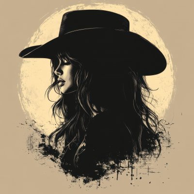 Logo Silhouette Girl With Cowboy Hat. Boy Logo Ic 53379683 10ad 41fe Ab0b 295c590a85c4 3 Gigapixel Standard 6x