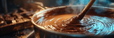 Melted Chocolate Stirring In A Stainless Steel Mixe B90c2073 8b10 4595 8f80 11671d9f5001 2 Gigapixel Standard 6x