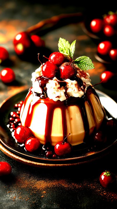 Mouthwatering Sweets Served On Special Plate. Pud 83aebdc8 704a 4655 B1a0 18f5418fc44b 2 Gigapixel Standard 6x Hc