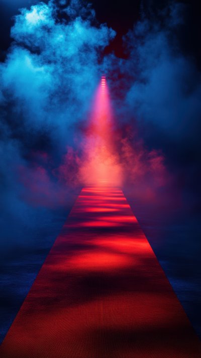 Mystical Blue And Red Lit Runway With Smoke Effec 032f97c5 270f 4074 B524 C6b9a61ab008 0 Gigapixel Standard 6x