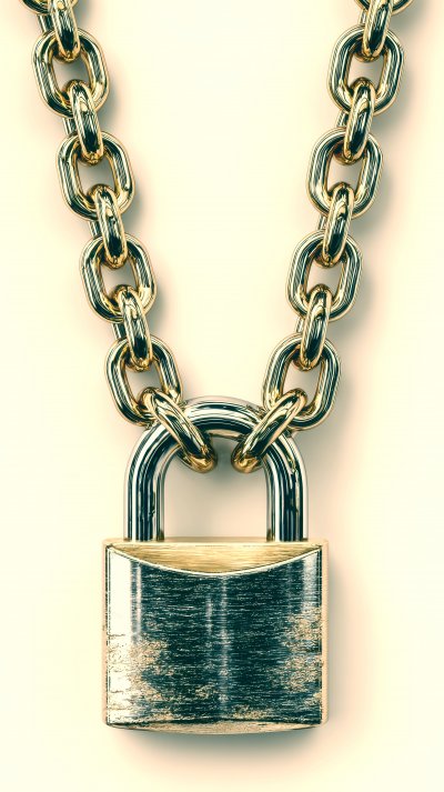 Padlock On Chain On White Background. Chain Closeu A8258a21 6d37 4426 A564 8f4377d3f3da 1 Gigapixel Standard 6x Tealorange