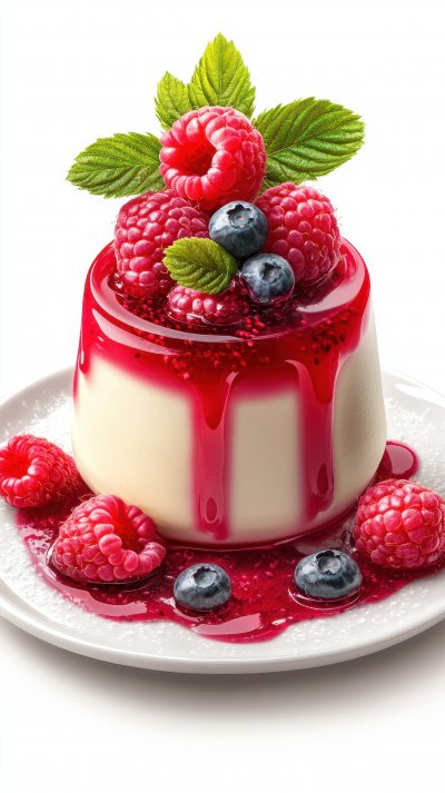 Panna Cotta With Rasperry And Blue Berry Topping 4bbe69cd 688d 4e37 A9d3 Ef1da2026c68 0 Gigapixel Standard 6x