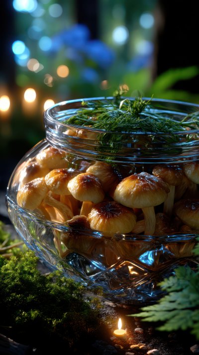 Pickled Mushrooms. Fungi. Ultra Realistic. Photor 79d51a51 8462 4fb6 8ec1 7cce51c9752a 1 Gigapixel Standard 6x