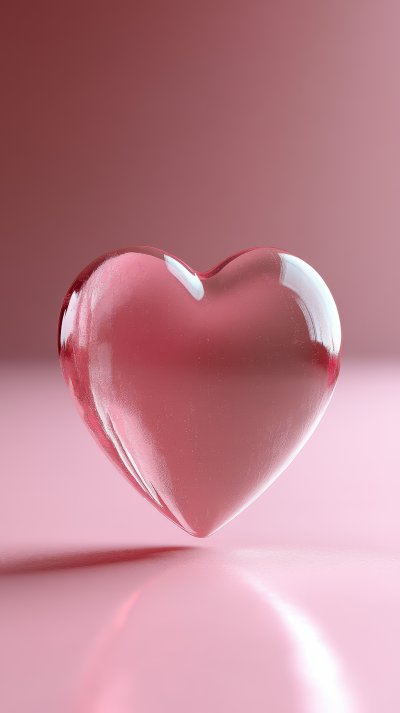 Pink Heart Levitating With Pink Background. Abstrac D60ea069 648d 43c9 82c3 F4032edb6710 3 Gigapixel Standard 6x
