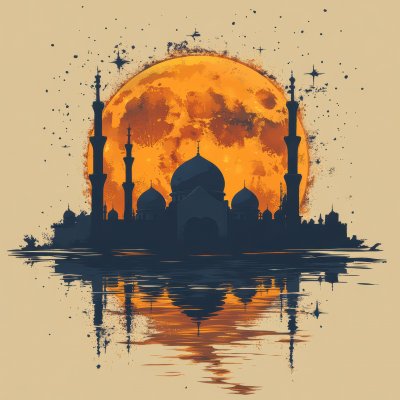 Ramadan Crescent Moon Mosque Illustration Moon A 80a4975e 4e85 46ec 98f4 3b929f35c18d 3 Gigapixel Standard 6x