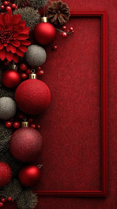 Red Background With A Red Border. Red Christmas D 7554a306 2e74 4c38 Aa44 822ad3e81a01 1 Gigapixel Standard 6x