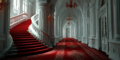 Red Carpet And Stairs In The Entrance Of An Old M 65612700 754a 4ca1 B68d 691bd301bb22 2 Gigapixel Standard 6x