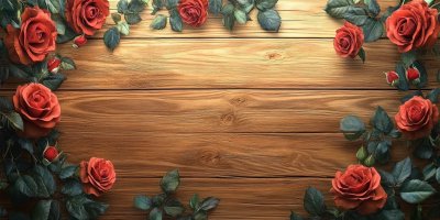Red Roses On Wooden Board. Heart Background. Ultr 6705d5b9 E611 4eb1 B85b Df2b6c042868 0 Gigapixel Standard 6x
