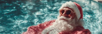 Santa Claus Enjoys A Festive Swim In A Tropical Poo B6a0953b 33d6 46d3 Baf5 D7f0ade693d1 1 Gigapixel Standard 6x