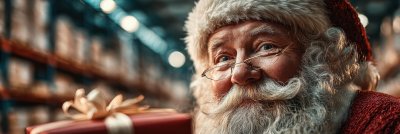 Santa Claus In Warehouse With Gifts Ready Christmas 960db12f 921f 4320 9642 A6f2783aa165 2 Gigapixel Standard 6x