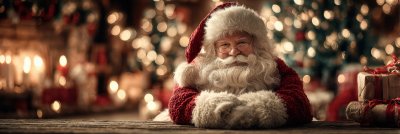 Santa Claus Sitting Near Christmas Tree. Santa Clau 8f573e38 60fe 4cc8 B9d9 05236031dc0f 0 Gigapixel Standard 6x