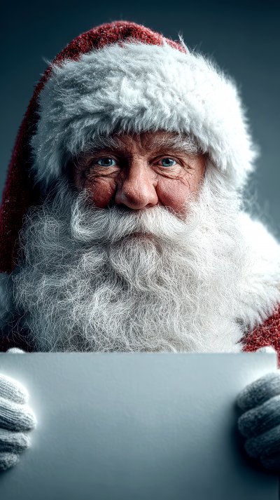 Santa Wit Blank Billboard. Santa Claus. Ultra Rea Fc56024d Dc27 40eb A718 Ec86d1d6c280 1 Gigapixel Standard 6x Stylut
