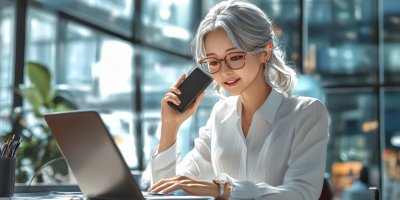 Senior Business Woman Speaking Phone An 35bd9a81 1b01 42f6 B296 C8df218769a7 0 Gigapixel Standard 6x