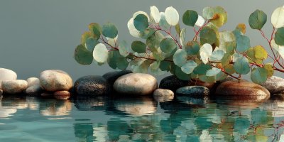 Serene Eucalyptus And Pebbles Minimalist Botanica B890a092 923a 4b27 88d2 Abbfac0bfa06 0 Gigapixel Standard 6x