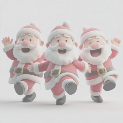 Set Of 3d Cartoon Character Santa Claus Marry Chri 31d6f426 A278 46d8 B57d Cb9e196159f6 0 Gigapixel Standard 6x Lc