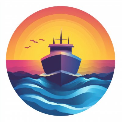 Ship. Boat Logo Icon. Illustration Copy Space A 53fc0b19 512e 43f0 9fb4 Cd84c4104351 2 Gigapixel Standard 6x