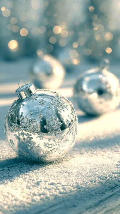 Silver Christmas Balls Over Snow Isolated On Whit 725b0a9b E3e5 4367 B18f 5cdfbd4c7d85 3 Gigapixel Standard 6x Tealorange