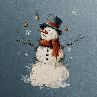 Simple Snowman Sketch With Snowflake F8d0ec0d 1e2d 486f B4d5 08b3da0984ec 1 Gigapixel Standard 6x