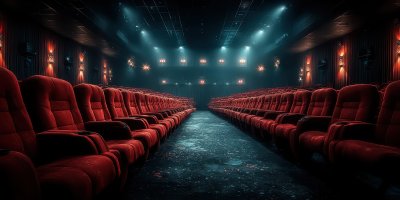 Sleek Modern Cinema Hall With Red Seats And Empty 2649040f 68a9 4eb6 9c80 Cbb5bbf21caa 0 Gigapixel Standard 6x