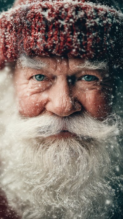 Smiling Santa Claus In The Snow With Christmas De D049e38d 0e4c 4563 852d 5e9922315ca4 3 Gigapixel Standard 6x