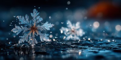 Snowflakes Close Up. Macro Photo. The Concept Of Bc3c2593 Ac51 4ad0 Be65 E1f95f8d9357 3 Gigapixel Standard 6x