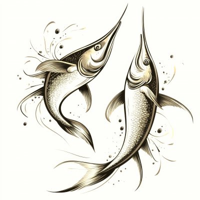 Sport Fishing Or Deep Sea Angling Icons Logo With Ad1159be 6eeb 4acb 9615 76fc0b21ef93 3 Gigapixel Standard 6x Sepia