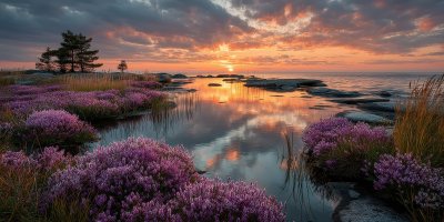 Sunrise Scenery Over Northern Sea In Sweden Coast 70507f7d 2f1b 4832 8df4 C032b2971e31 3 (2) Gigapixel Standard 6x