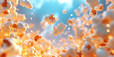 The Popcorn Flying. Popcorn. Ultra Realistic. Pho 0ca42529 Cba5 4804 A2fe 94f1575438d8 3 Gigapixel Standard 6x