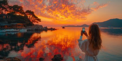 Tourist Woman Taking Photo With Smartphone On Sun 0d2a0d2e Fa1e 4f3c A865 51c048af91d9 3 (2) Gigapixel Standard 6x