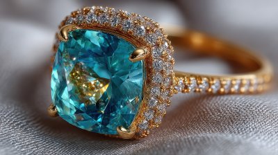 Ultra Realistic Aquamarine Ring In Gold. Jewelry D0cbf910 77b9 48f1 B614 Ab5c62b918e6 2 Gigapixel Standard 6x