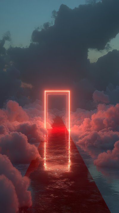 Vibrant Illuminated Tunnel Leading To A Bright Event W 0b120ffb B3eb 4d5f 9623 65dacf12e144 2 Gigapixel Standard 6x