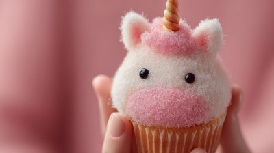 Woman Holding Cute Sweet Unicorn Cupcake Closeup. Beau Fde63800 8f8a 411d Ab7a A664858dbdf9 3 Gigapixel Standard 6x