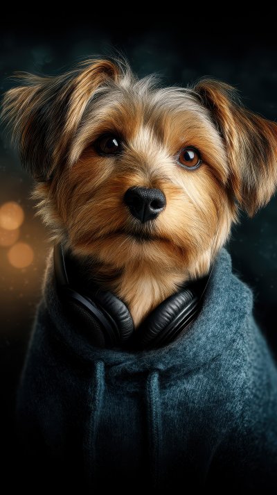 Yorkshire Terrier Dog Wearing Headphones Isolated 36922299 E702 4c4a 8202 C733754bc2b3 2 Gigapixel Standard 6x