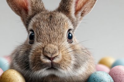Beautiful Bunny With Colorful Easter Eggs Isolate 43b73eaa 05c9 4fb3 B3cb Eac878c2a354 1 Gigapixel Standard 6x