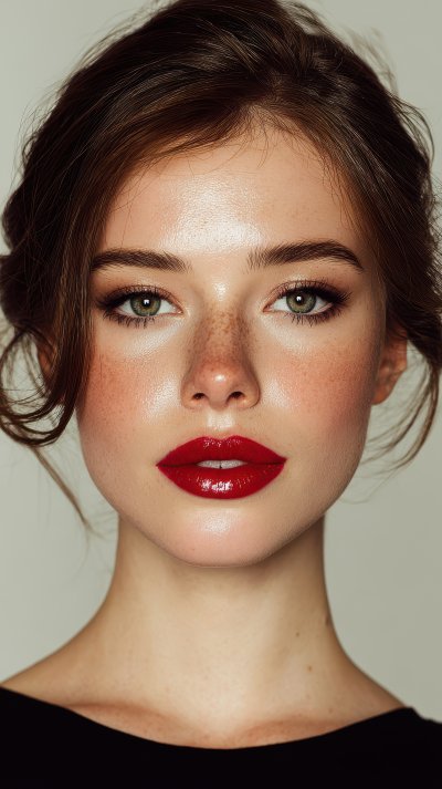 Beautiful Young Fashion Woman With Red Lipstick. 4f7bcfba 9c0d 46ff Adf9 58d9c402ca90 2 Gigapixel Standard 6x