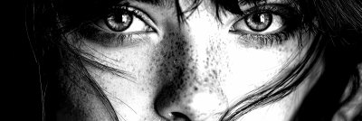 Beautiful Young Woman With Blue Eyes. Beautiful Y 90ba5489 4624 46b9 84ef Ba6d9b423e6e 1 Gigapixel Standard 6x Bw