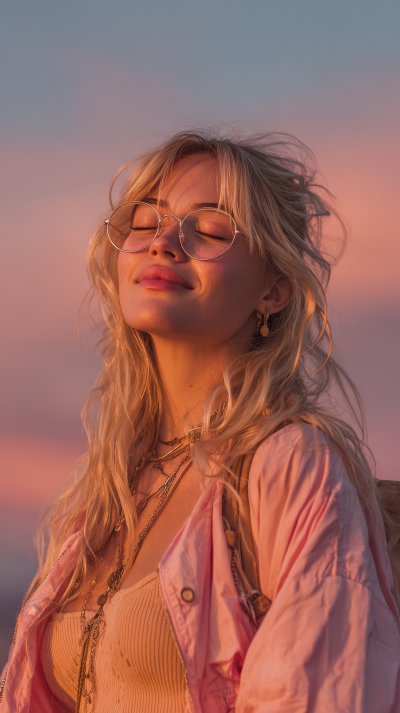 Cheerful Pretty Girl With Closed Eyes Long Blonde A0759701 F157 463f B345 Cfe00d655c51 2 Gigapixel Standard 6x