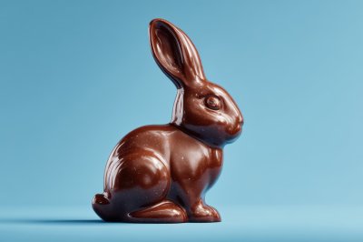 Chocolate Easter Bunny Melting On Light Blue Back 907cc78d 025e 4b83 9bf5 3b7a1941b080 1 Gigapixel Standard 6x